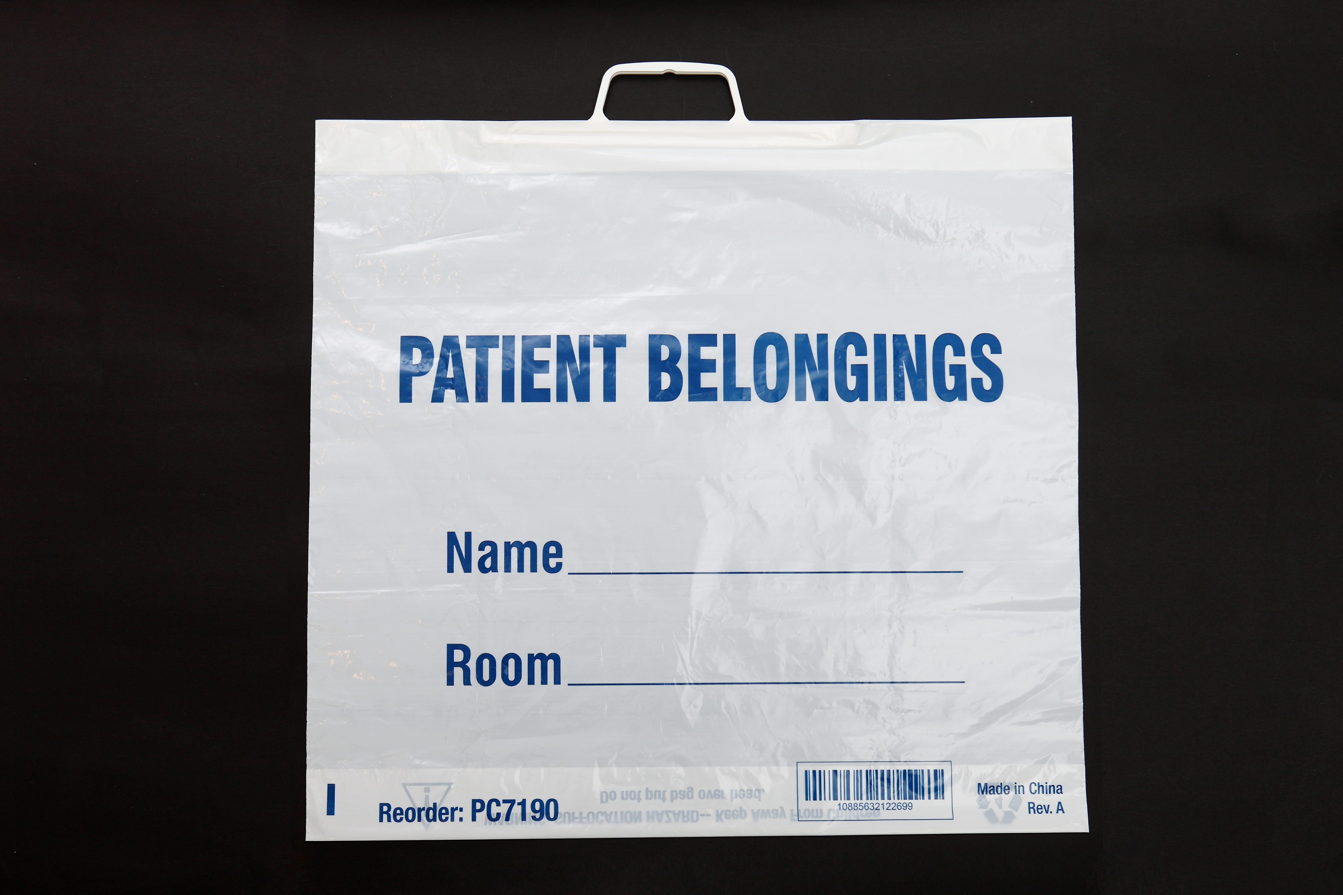 Feature of Patient Belonging Bags
